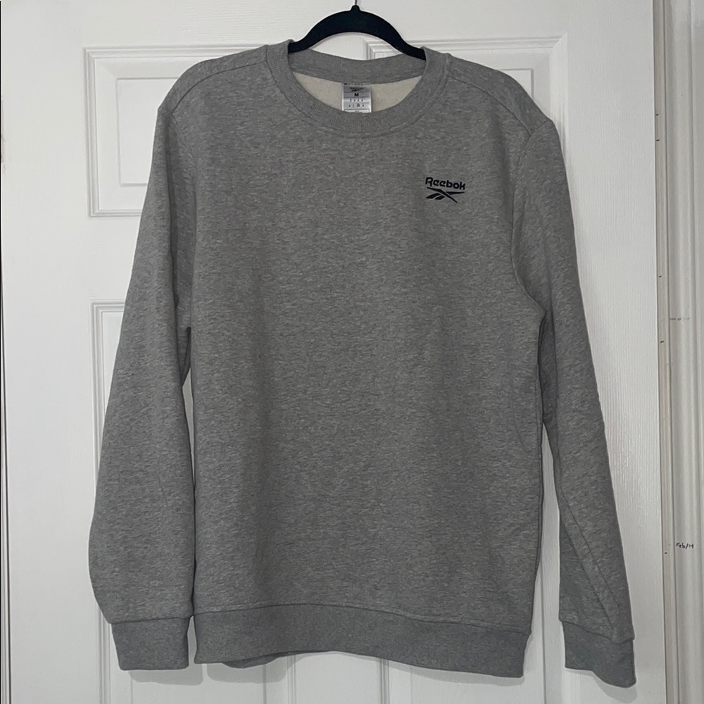 Reebok Men's Crewneck Sweatshirt - Light Gray